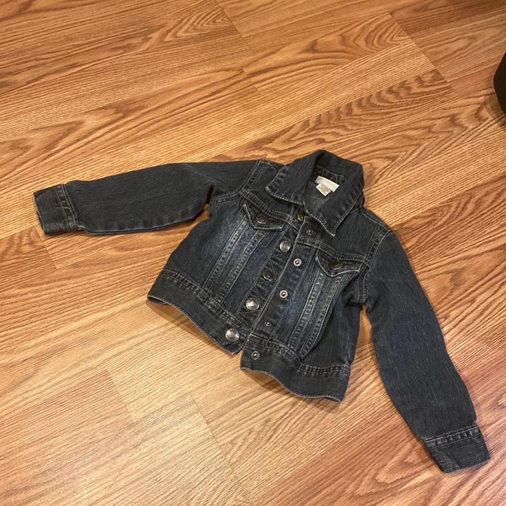 NWT Arizona Jeans distressed toddler denim jacket 2T